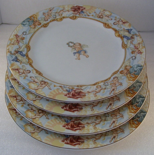 Fitz floyd cherub set of - floyd, 4