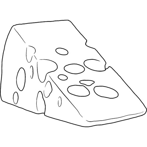 Swiss cheese unmounted - 'swiss, cheese'
