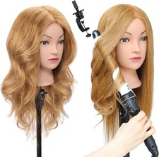 100% Real Hair Training Head