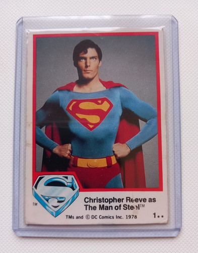 Superman 1978 card 1 - #, dc