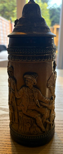 Beer stein with - beer,