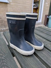Infant / Toddler Size Blue Aigle Toddler Wellington Boots Size 21