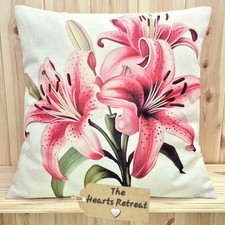 SUMMER PINK LILY CUSHIONS