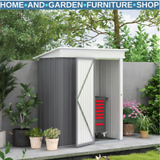 5 x 3 x 6ft Metal Garden Shed