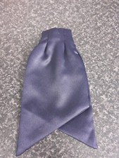 Navy Clip on Cravat Ladies Mens Security Satin Polyester stock clearance