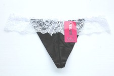 White Lace & Black Satin Soft