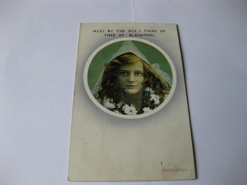 Old post card - card, photos