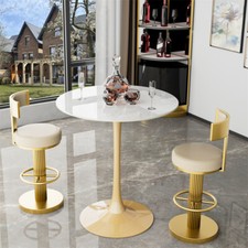 100cm Tall Round Dining Table