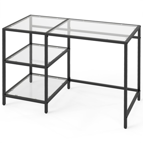 Tempered glass computer desk - tempered,