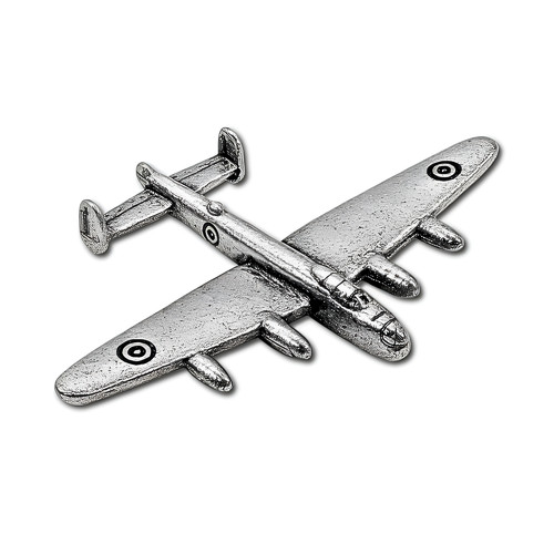 Lancaster bomber pewter pin - bomber,