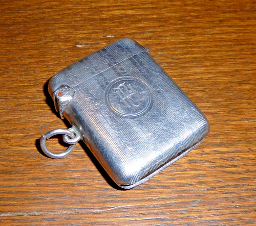 Antique solid silver - solid, vesta