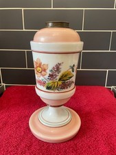 Oil Lamp Base & Font, 12" Tall, Hand Finished.