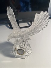 RCR Royal Crystal Rock Eagle With Clock ￼