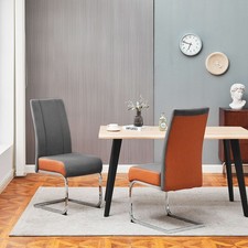 2PCS Velvet Dining Chairs High