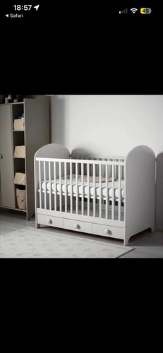 Ikea gonatt grey - bed, with