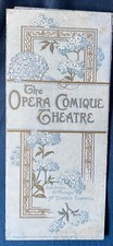VICTORIAN THEATRE PROGRAMME