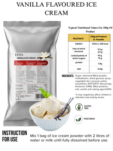 Vanilla ice cream - mix, 1