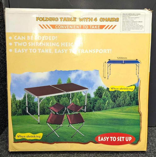 4ft folding camping table - 4ft,