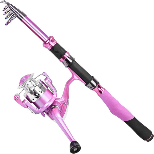Ladies pink telescopic fishing - ladies,