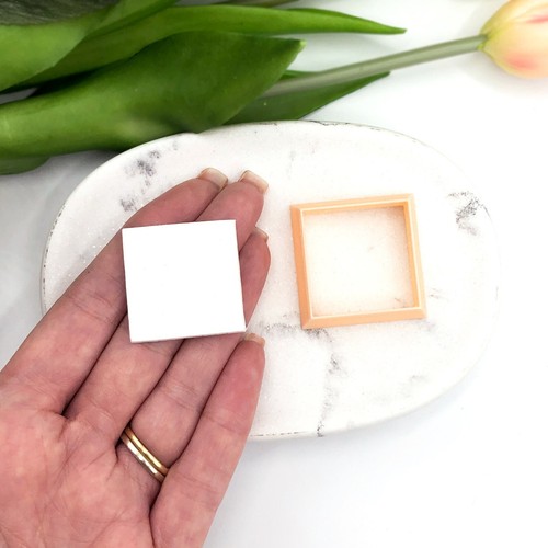 Square clay cutter - cutter, polymer