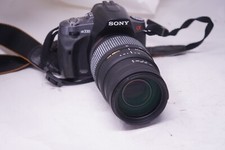 Sony A330 DSLR Camera 10.2MP with Sigma 75-300mm (needs repair)
