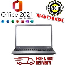 Samsung NP300E7A 17.3" Inch Win10 Office 2021 i5 8GB RAM 256GB SSD RARE Laptop