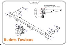 VW T5 T6 Transporter Tow Bar