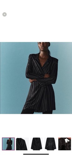 Zara striped blazer - zara,