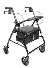 Pepe - Walker with Seat and Wheels, Rollators 4 Wheel with Seat Folding