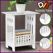 Vintage White Round Tall