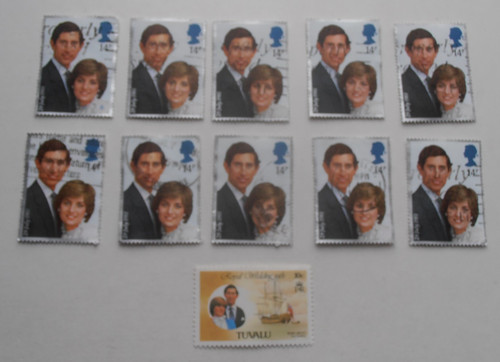 Charles and diana 14p - and, royal