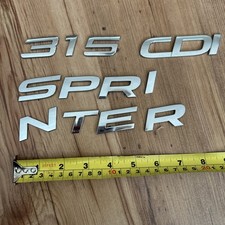 MERCEDES SPRINTER 315 CDI REAR DOOR BADGE EMBLEM LETTERING 
