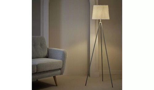 Argos home metal tripod base - metal,