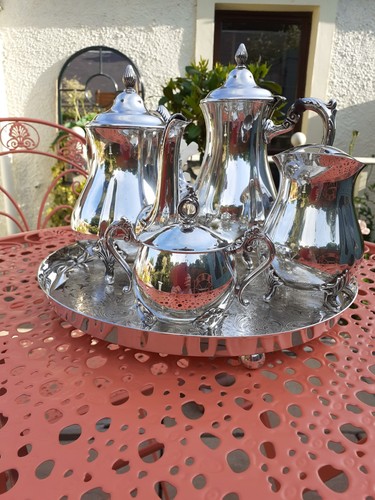 Piece silver plated service - piece,