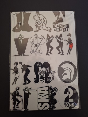Ska logo metal sign plaque - logo,