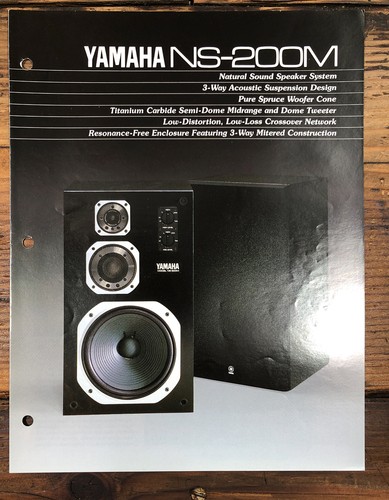 Yamaha 200m speaker - yamaha, ns-200m