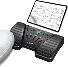 LEKATO Bluetooth Page Turning Pedal, Wireless Page Turner, Rechargeable Footswit