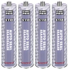 HB BODY S115 Seam Sealer Cartridge 1K Car Rubber Metal Grey Fast Dry 300mL x4