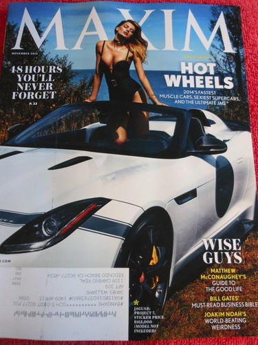 Maxim magazine november - maxim, 2014