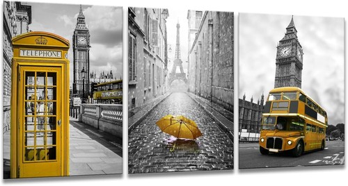 London bus canvas wall - london,