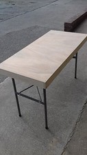 N Gauge Model Railway Baseboard Plywood Top with Metal Folding Legs 4ft x 2ft  