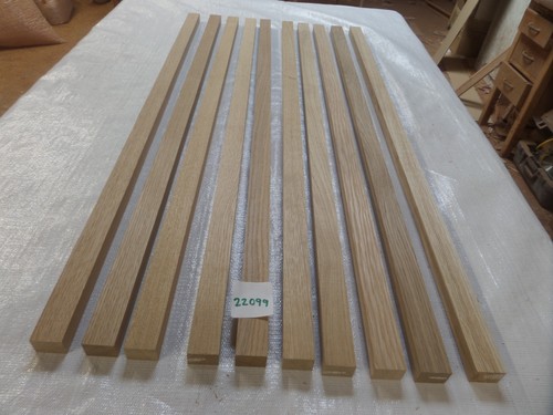 Hardwood oak thick bench - bench, slats
