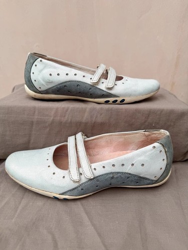 Clarks vintage white - white, grey
