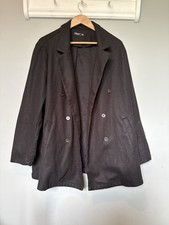Black SHEIN Curve trench
