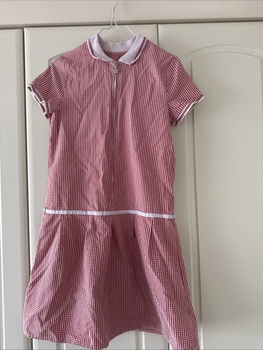 Girls red gingham - gingham, school