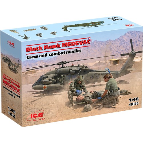 Icm 60a black hawk medevac - uh-60a,