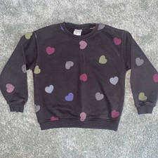 Girls Zara Dark Grey Heart