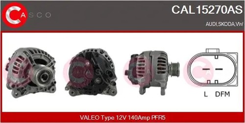 Alternator fits passat - alternator,
