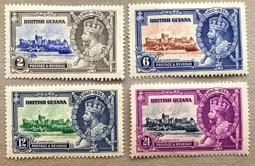 British guiana 223 226 - guiana, 1935