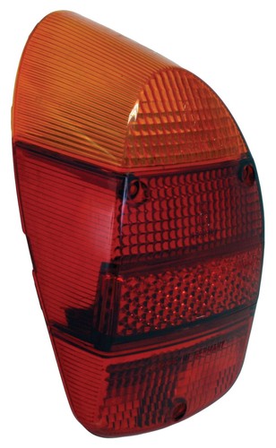Rear light amber red - rear, &